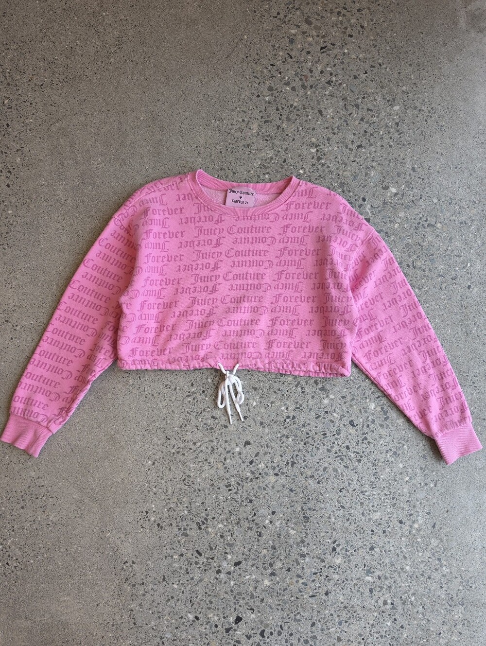 Juicy Couture X F21 Cropped Sweatshirt